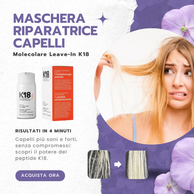 Maschera per Capelli Riparatrice K18 50 ML